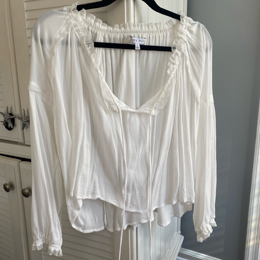 Miou Muse linen blouse